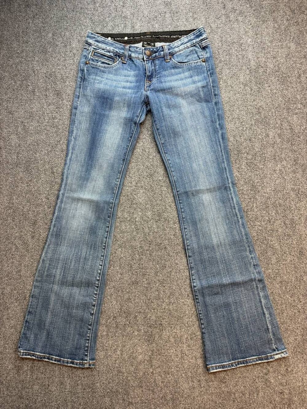 Y2K Express ReRock Women’s Size 4 Stretch Bootcut Jeans Low Rise Medium Wash